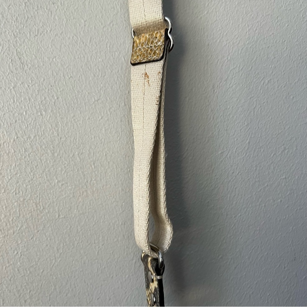 Coach Sutton 43976 Signature Python Swingpack Cro… - image 6